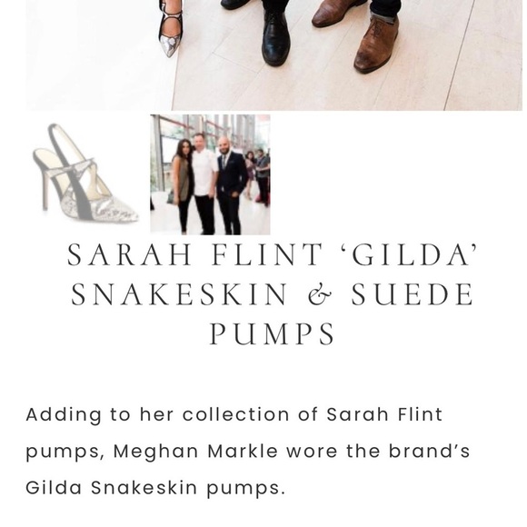 NWOT Sarah Flint Designer Pointy Toe Suede T-Strap Pumps Size 40.5 - Picture 10 of 10